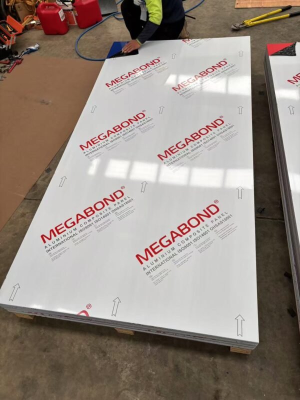 Aluminum Composite Panel ACM 3mm Gloss White (0.08mm)