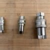Screw type hydraulic quick coupling with BSP thread for 1/2” Hose - one set