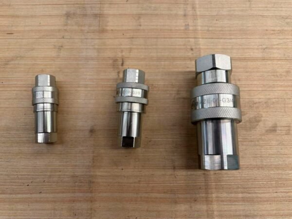 Image_20250617152150 Screw type hydraulic quick coupling with BSP thread for 1/2” Hose - one set