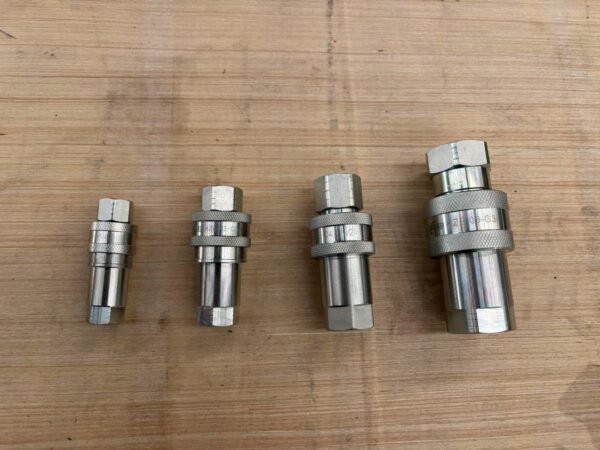 Image_20250617153819 Screw type hydraulic quick coupling with BSP thread for 1/2” Hose - one set